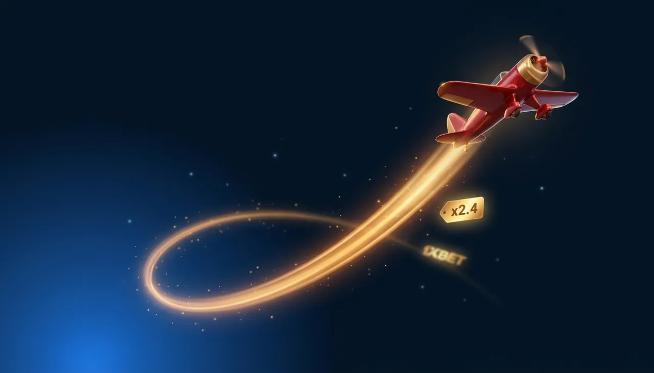 لعبة الطيارة Aviator في 1xBet